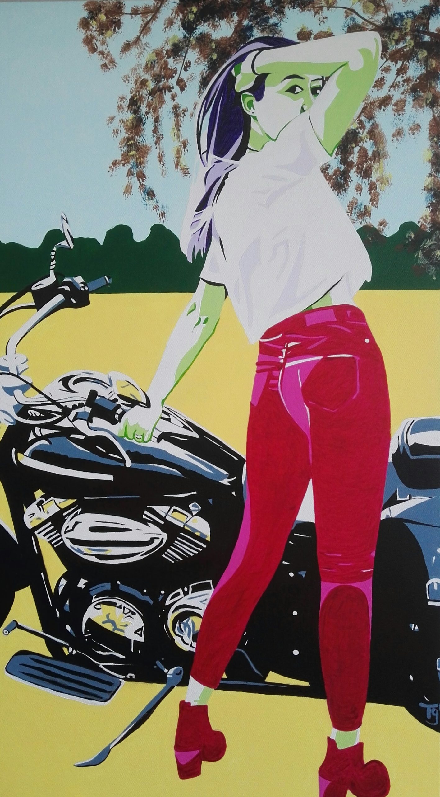 Summer schilderij maurice kummer