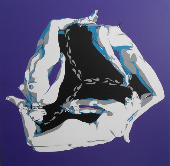 We Three maurice kummer schilderij