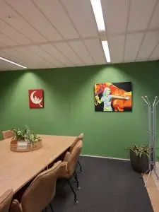 Kunst expositie bij Facility Point in Arnhem